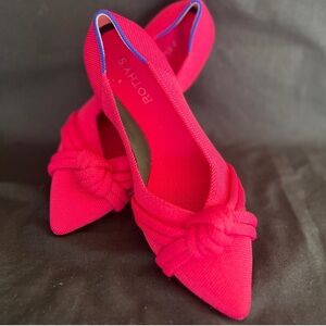 The Knot Point II in Pink by Rothy's Ladies Flat